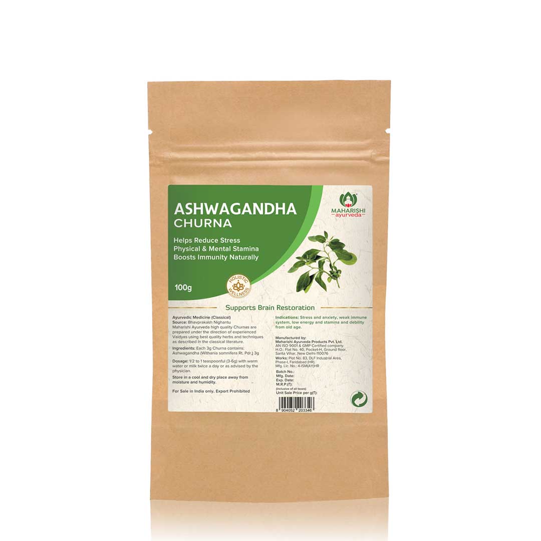 Ashwagandha Churna - For Stress Relief Pack - Maharishi Ayurveda