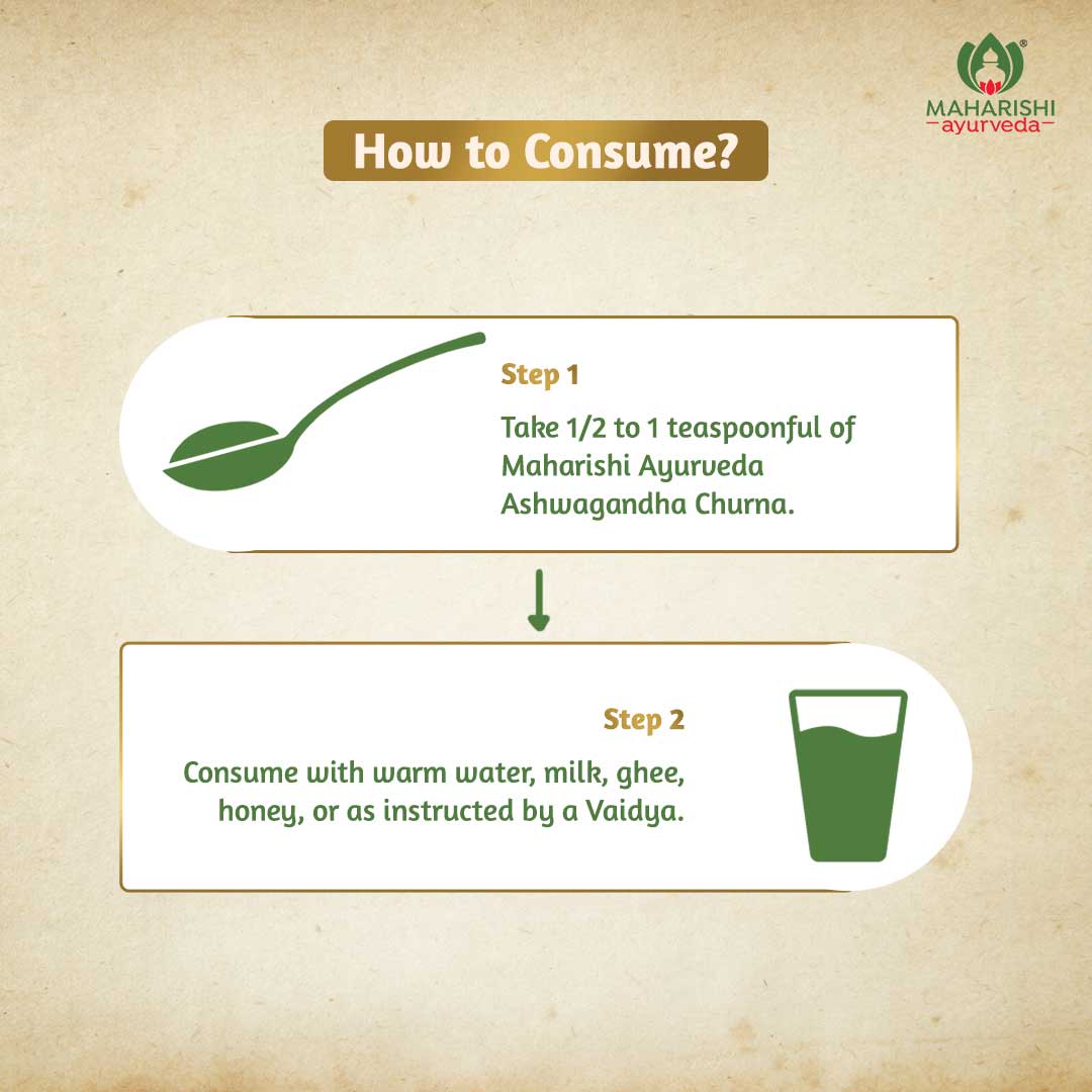 Ashwagandha Churna - For Stress Relief Pack - Maharishi Ayurveda