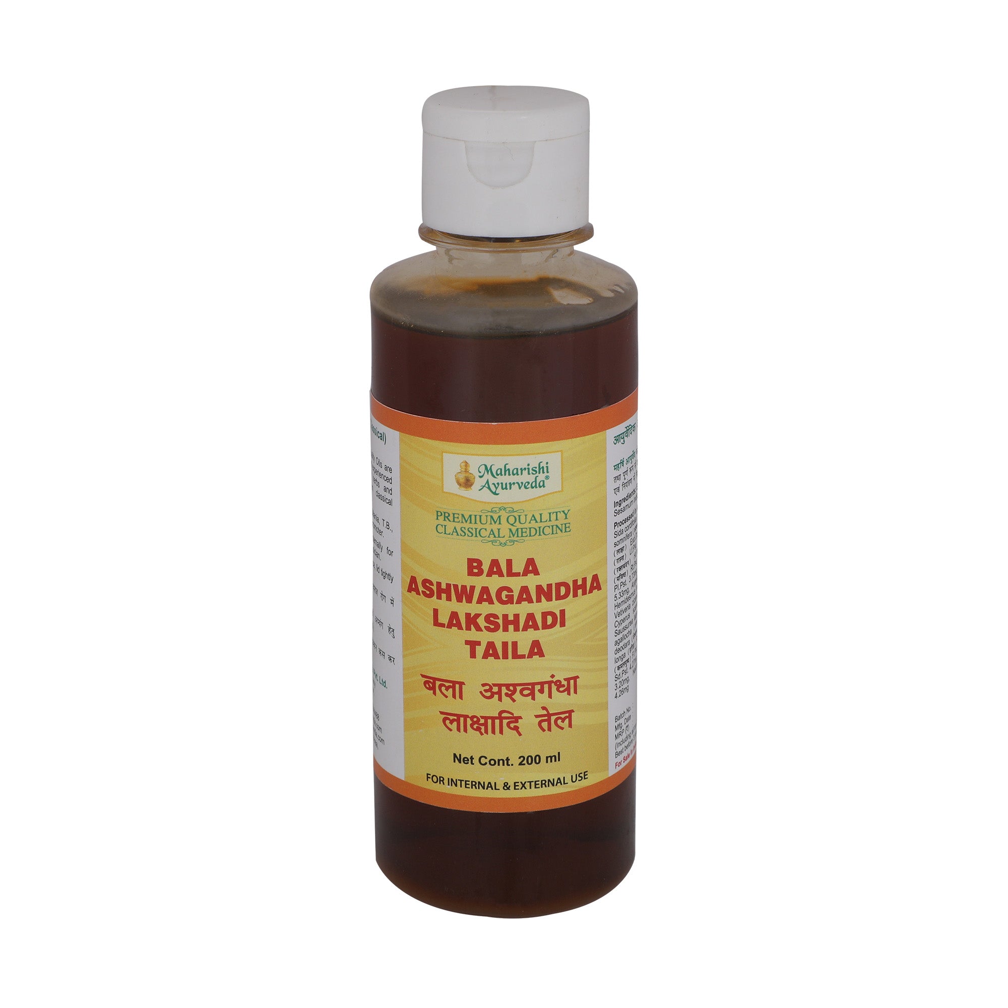 Bala Ashwagandha Lakshadi Taila - For Muscle Strength (200ml)