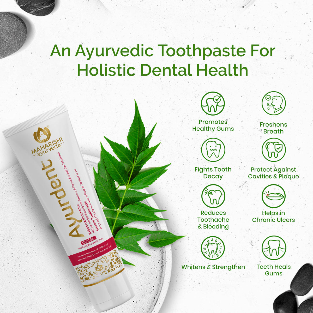 Ayurdent Classic | 75ml Tube - Maharishi Ayurveda1