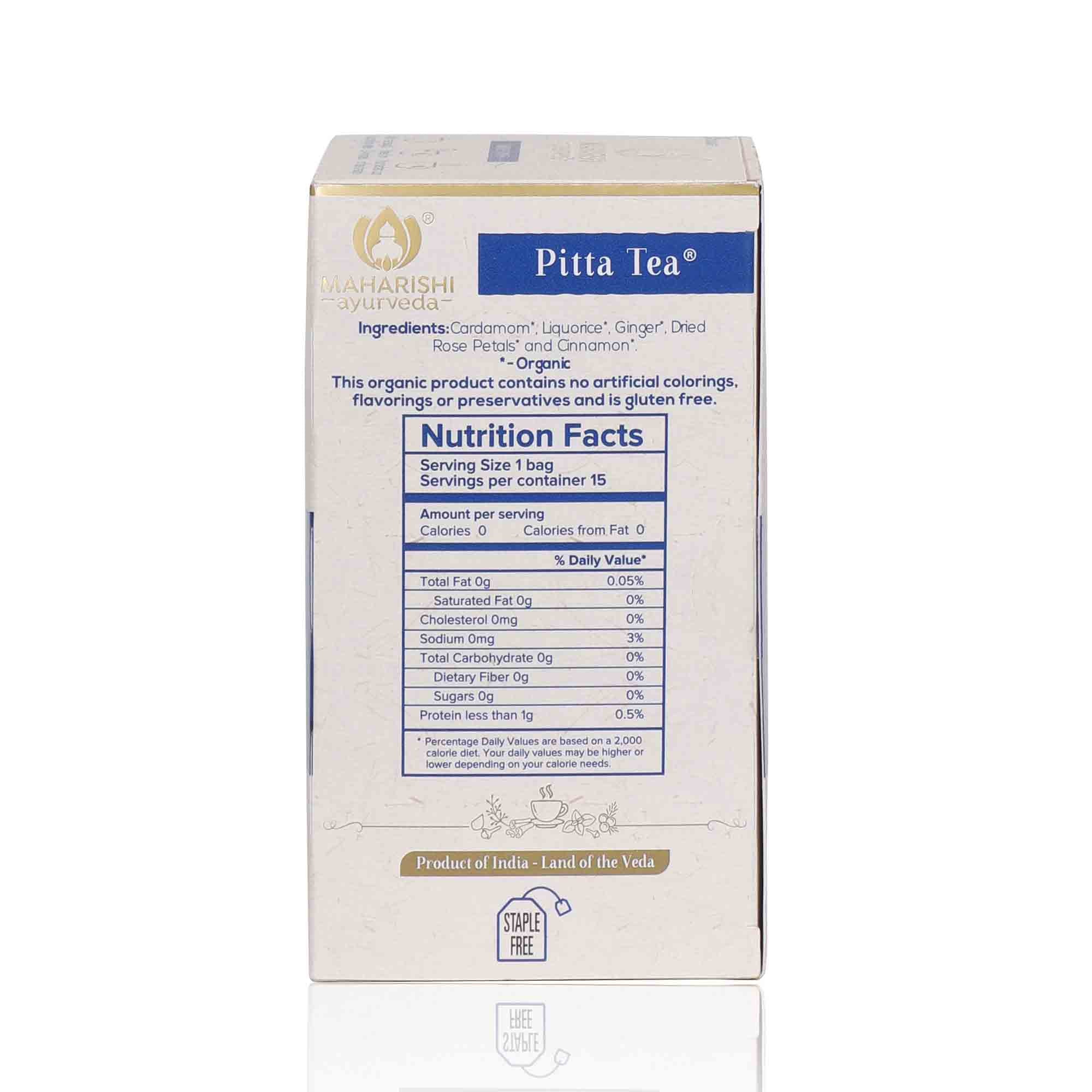 Organic Pitta Tea - 15 tea bags. - Maharishi Ayurveda2