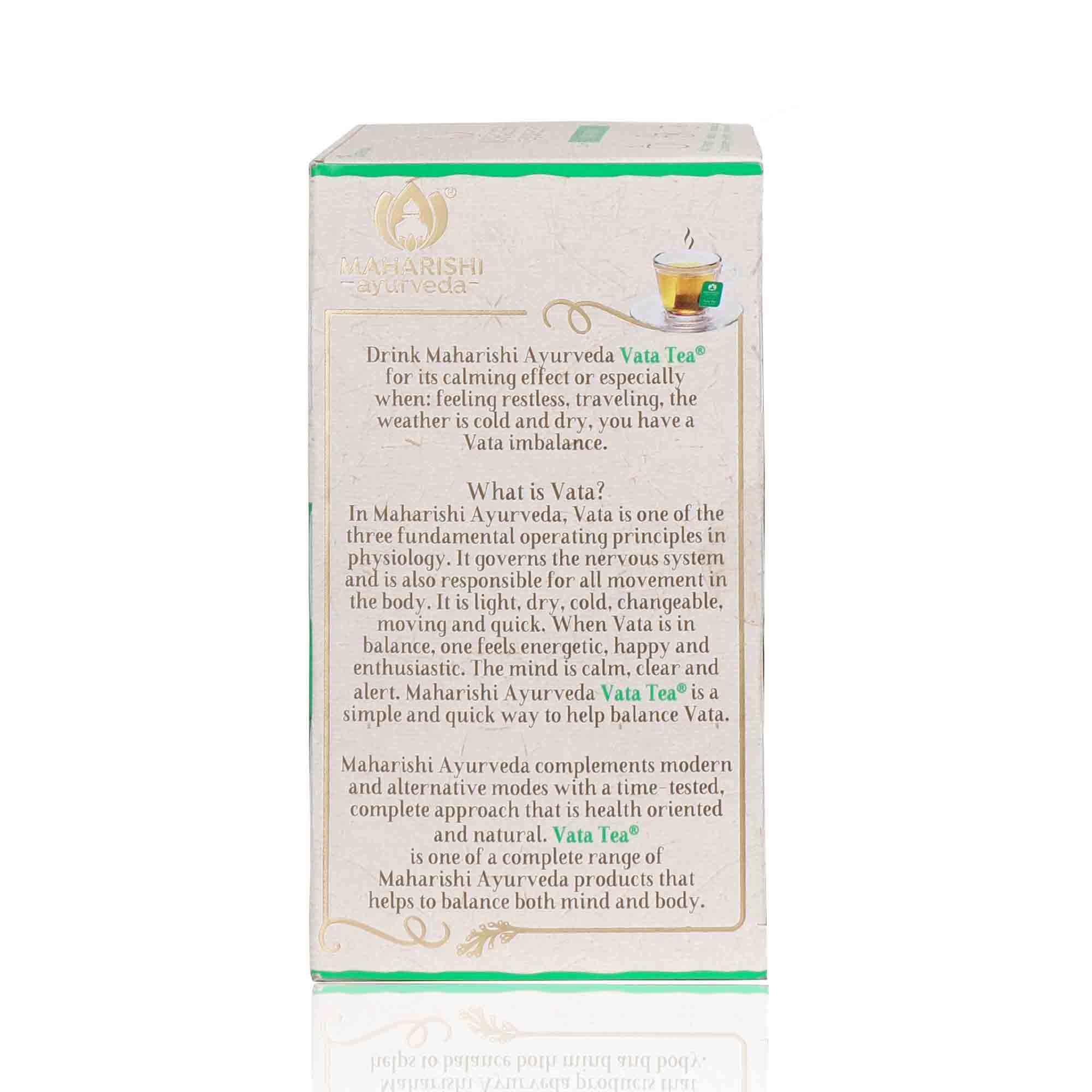 Organic Vata Tea - 15 tea bags. - Maharishi Ayurveda5