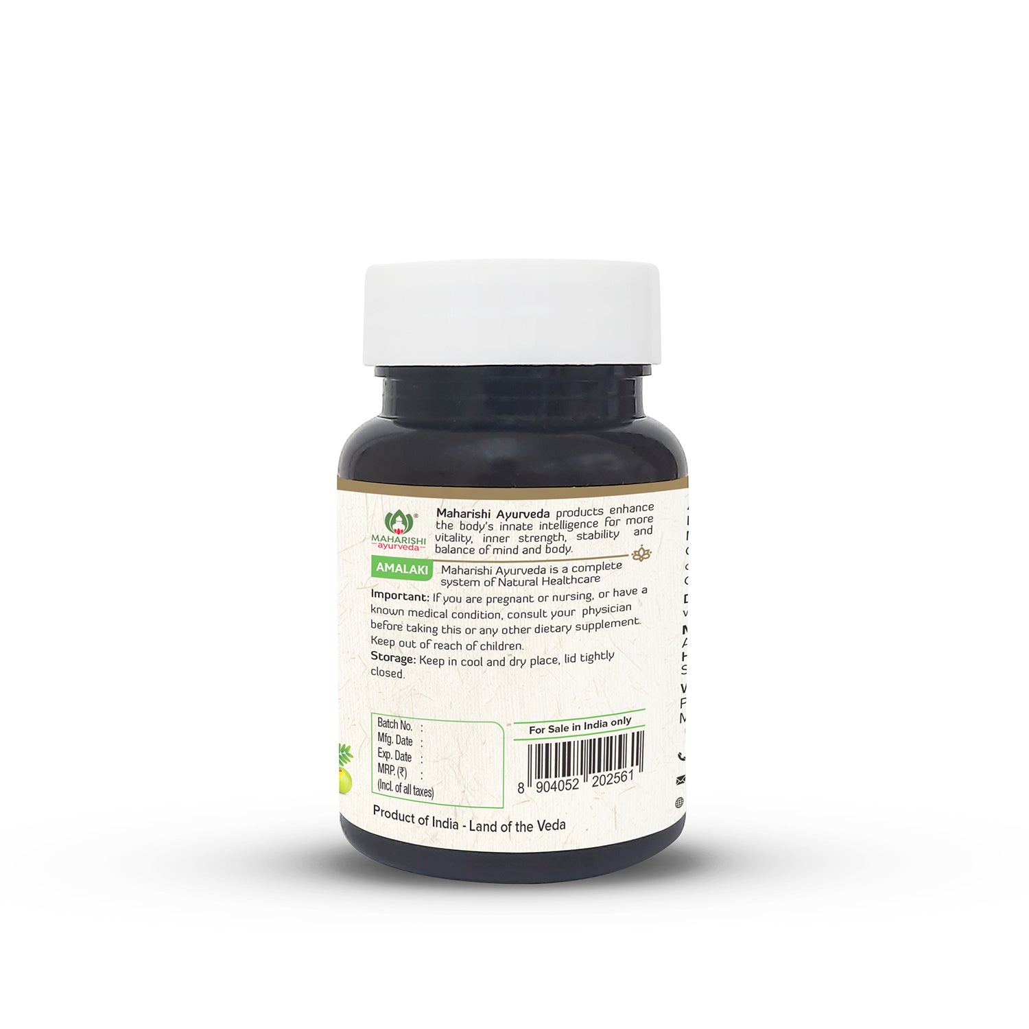 Organic Amalaki | 60 Tablets Pack Each - Maharishi Ayurveda1