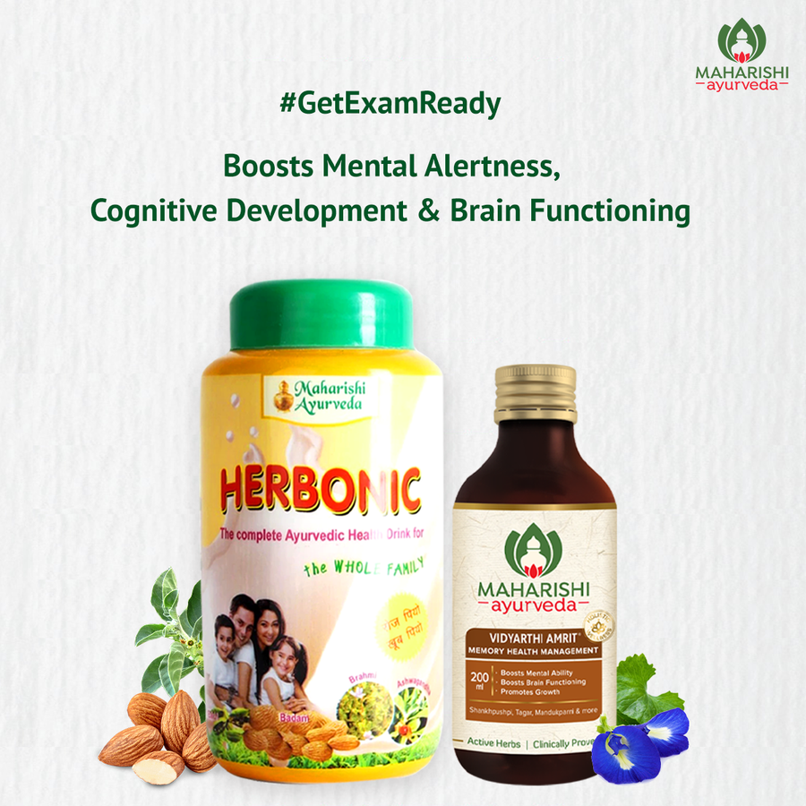 Herbonic and Vidyarthi Amrit combo - Maharishi Ayurveda