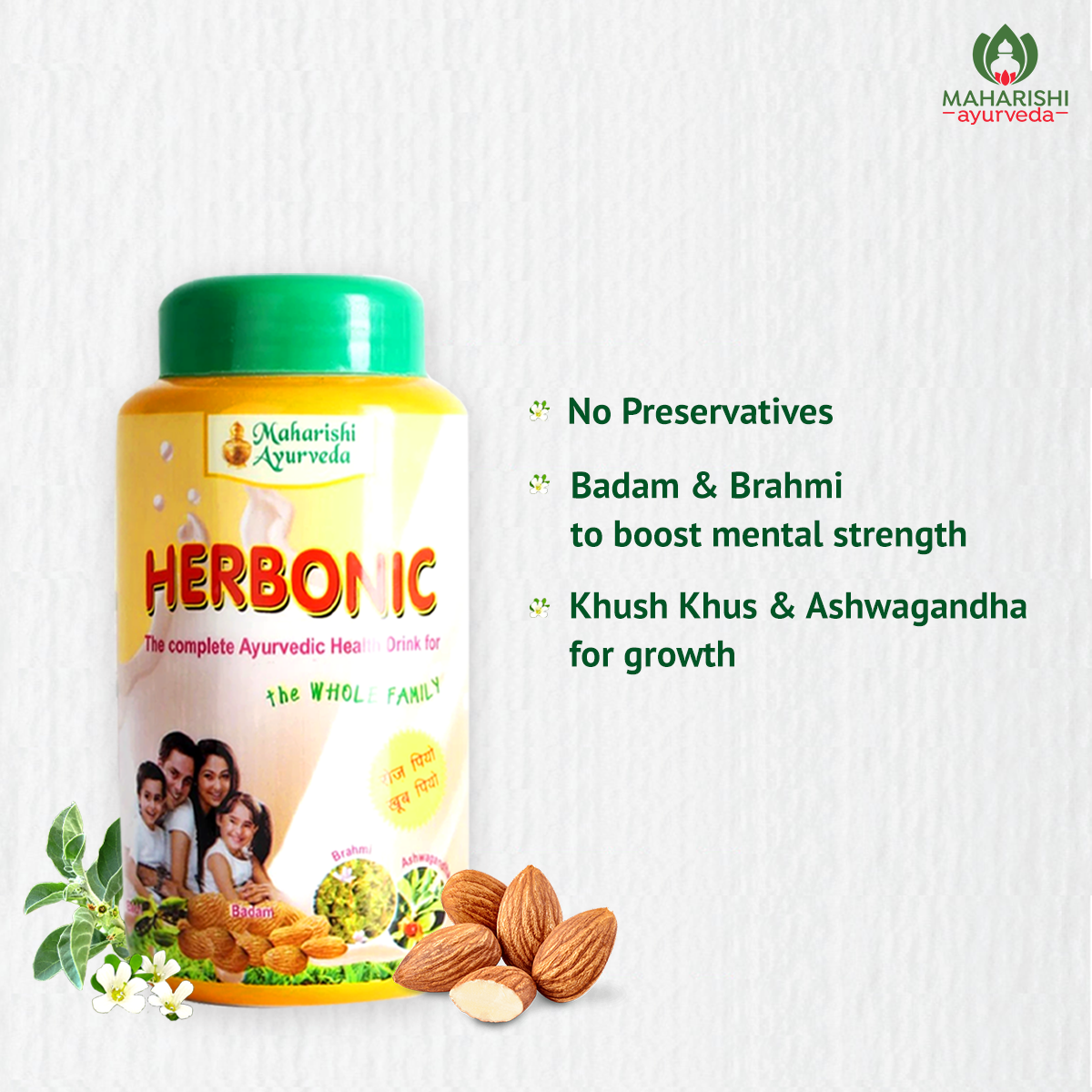 Herbonic and Vidyarthi Amrit combo - Maharishi Ayurveda