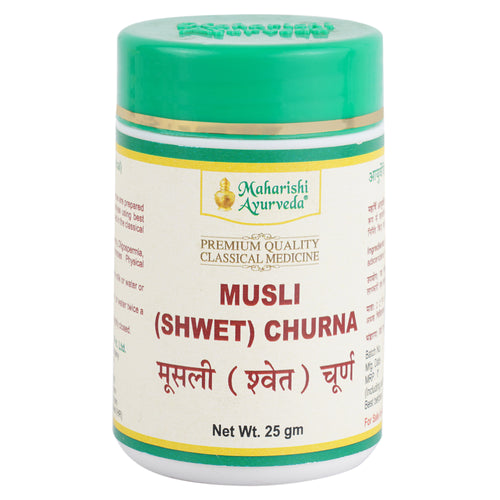 Musli Shwet Churna (Chlorophytum boriviliahum) | 25gms Pack - Maharishi Ayurveda
