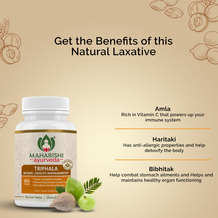 Triphala - 60 Tablets Pack - Maharishi Ayurveda