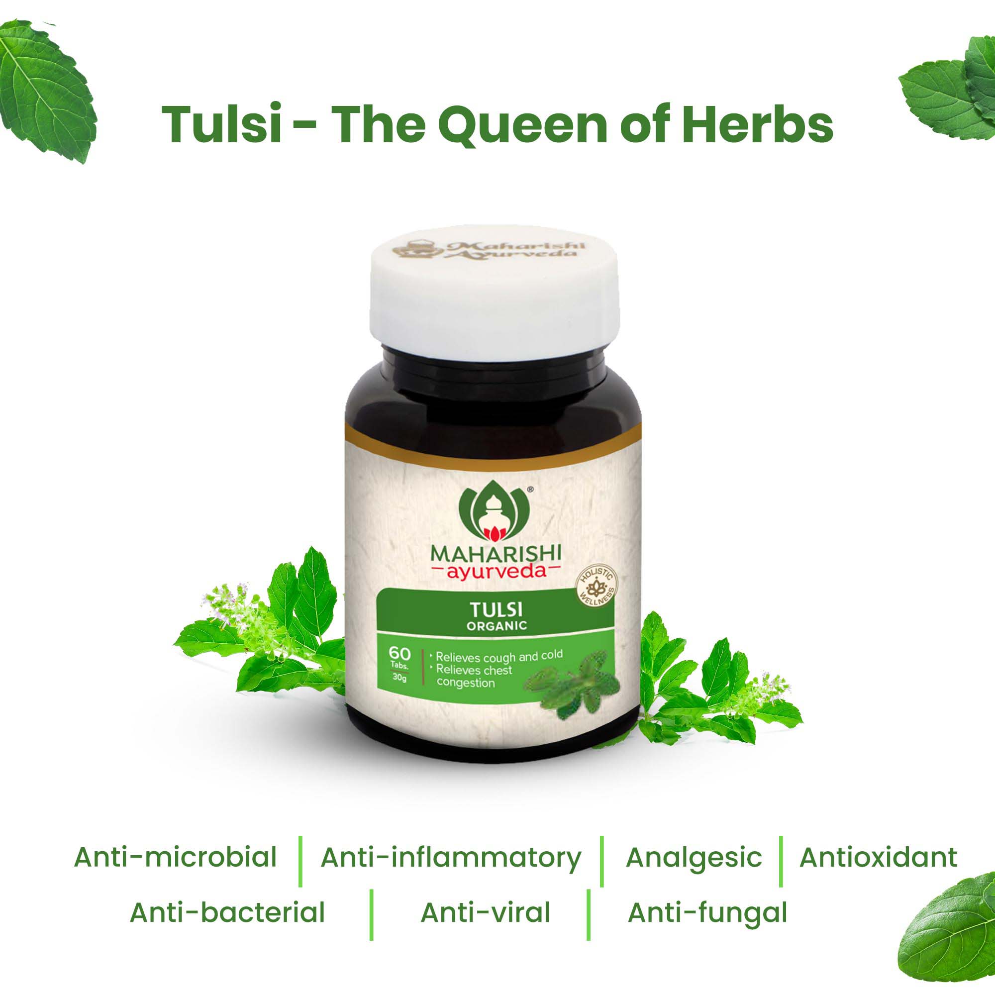 Maharishi Ayurveda Tulsi 60 Tablets2