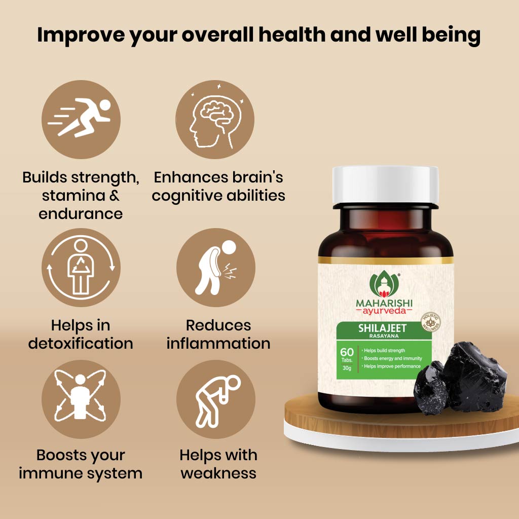 Shilajeet Rasayana | Natural & Pure Shilajeet 60 Tablets Pack2