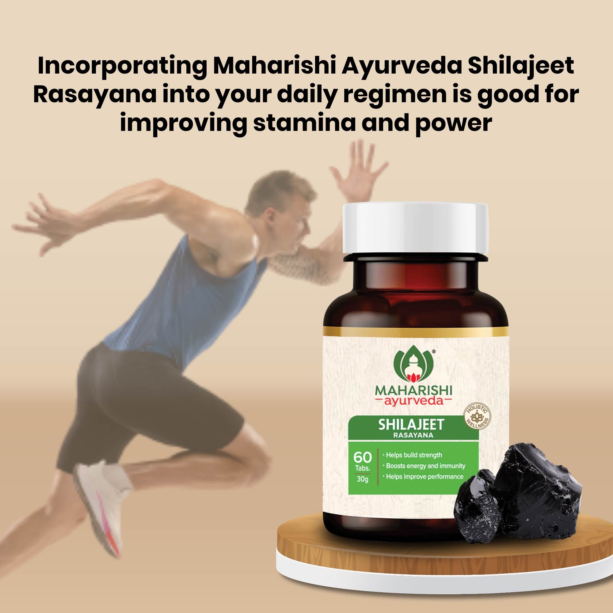 Shilajeet Rasayana | Natural & Pure Shilajeet 60 Tablets Pack4