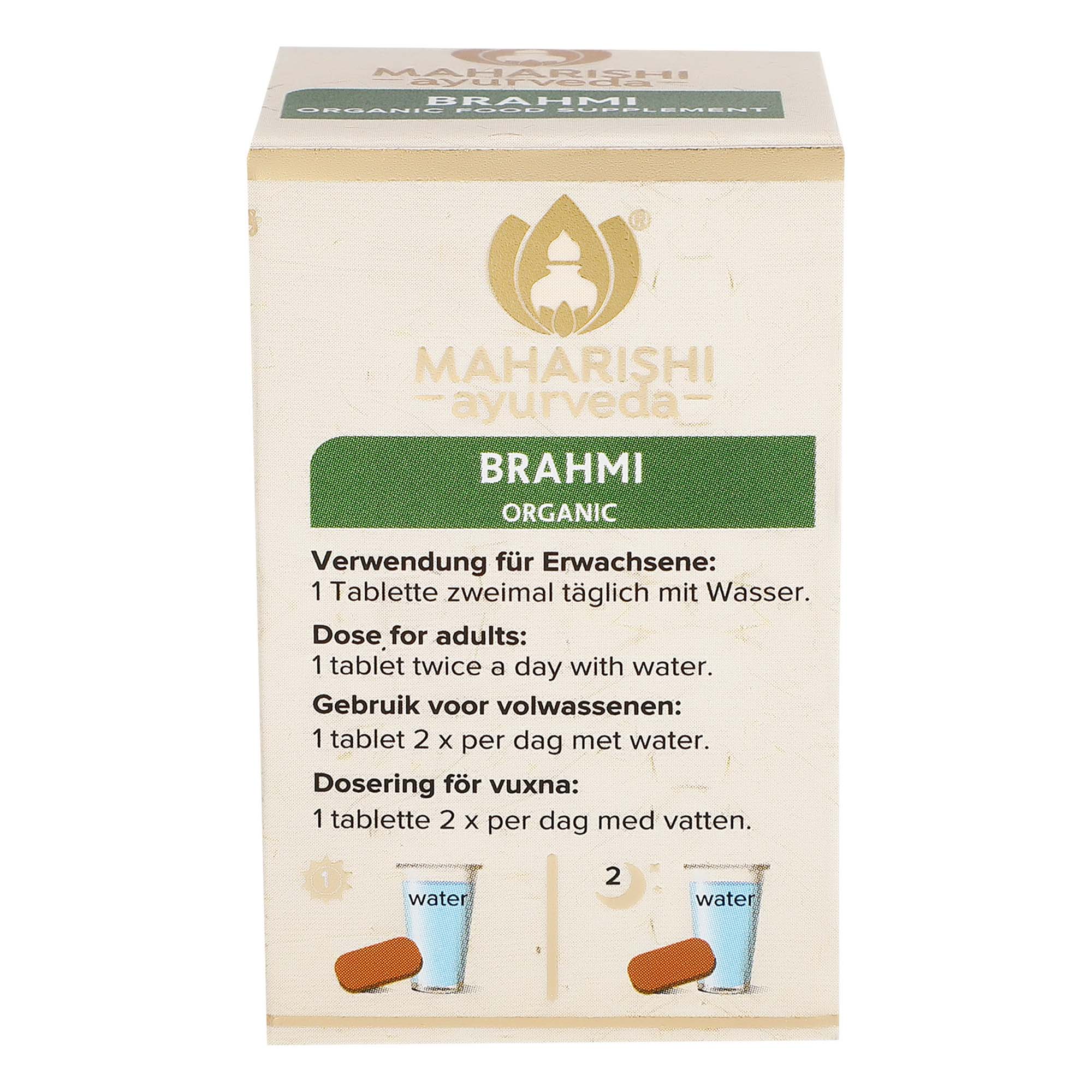 Organic Brahmi | 60 Tablets Pack Each - Maharishi Ayurveda1
