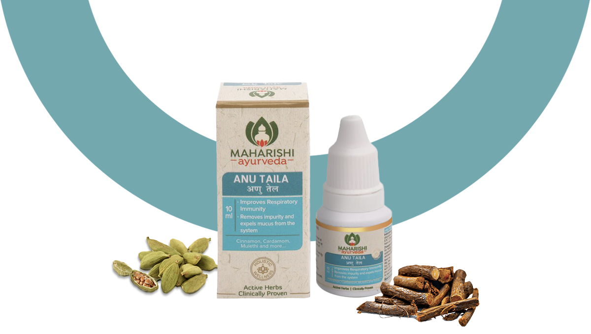 Anu Taila (Anu Oil) | For Nasal Congestion, Nasal Allergies & Sinusitis | 10ml Pack